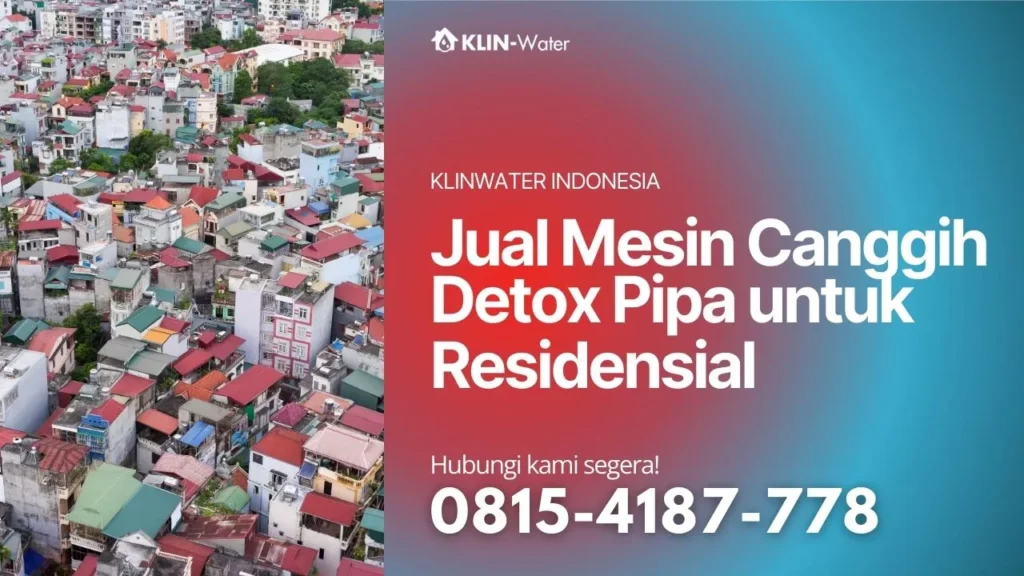 mesin flushing pipa air, jasa air bersih, Jakarta, Klin Water