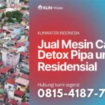 mesin flushing pipa air, jasa air bersih, Jakarta, Klin Water